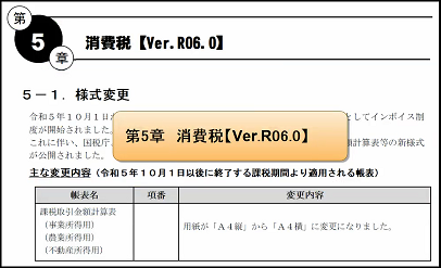 改正強化❺消費税 【Ver.R06.0】